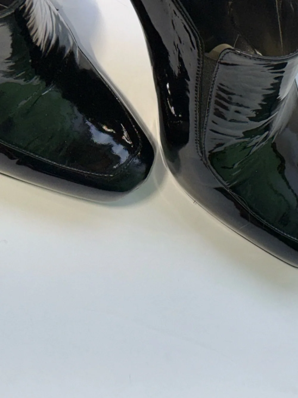 Stuart Weitzman Black Patent Leather Platform Stiletto Pumps – Size 8.5